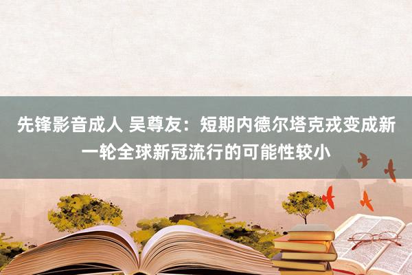 先锋影音成人 吴尊友：短期内德尔塔克戎变成新一轮全球新冠流行的可能性较小