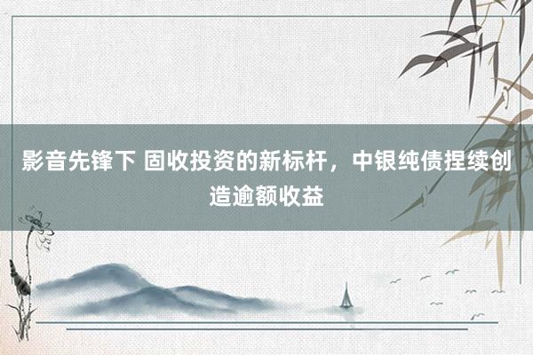 影音先锋下 固收投资的新标杆，中银纯债捏续创造逾额收益