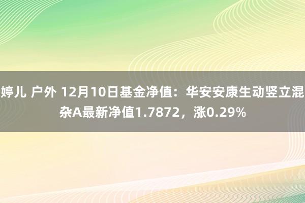 婷儿 户外 12月10日基金净值：华安安康生动竖立混杂A最新净值1.7872，涨0.29%